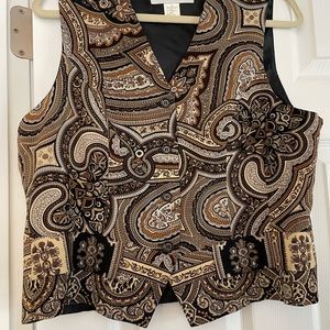 Norton McNaughton paisley print vest